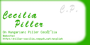 cecilia piller business card